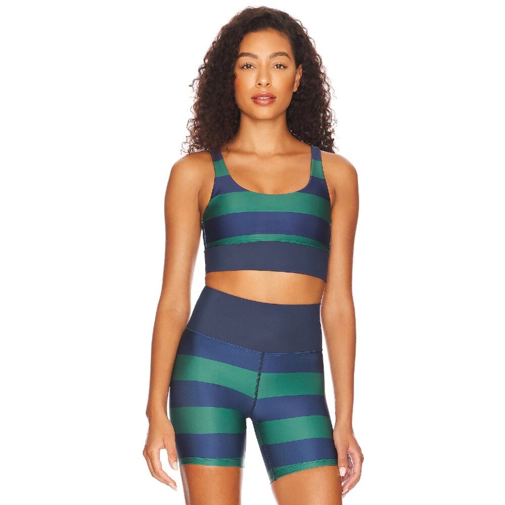 Beach Riot Revolve Verdant‎ Rugby Stripe Leah Top Women's X-Small